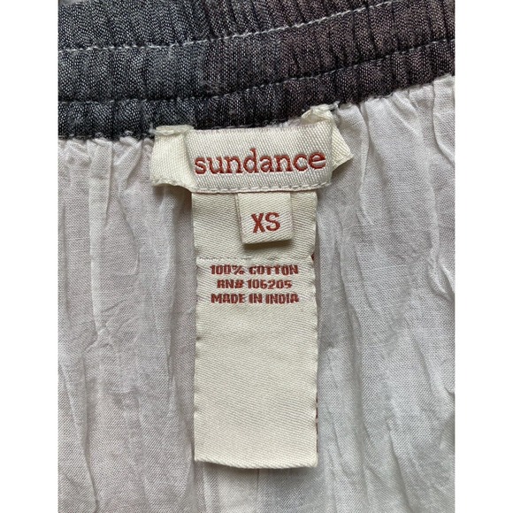 Sundance Boho Long Layered Peasant Skirt Lagenlook Women XS Pink Gray Plaid - Picture 8 of 13